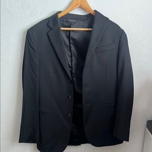 Banana Republic Black Sport Coat with Notch Lapel